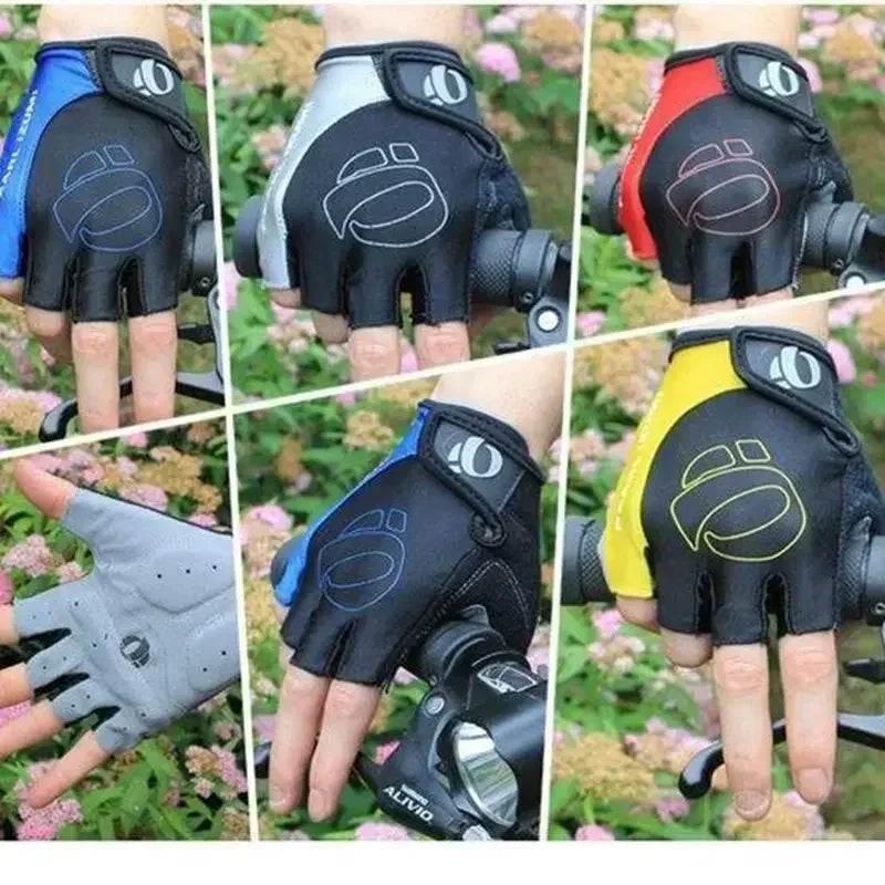 Half-Finger Cycling Gloves Gel Padded — Anti-Slip Anti-Sweat Road Bike & MTB Cycling Gloves — view 6 of gloves