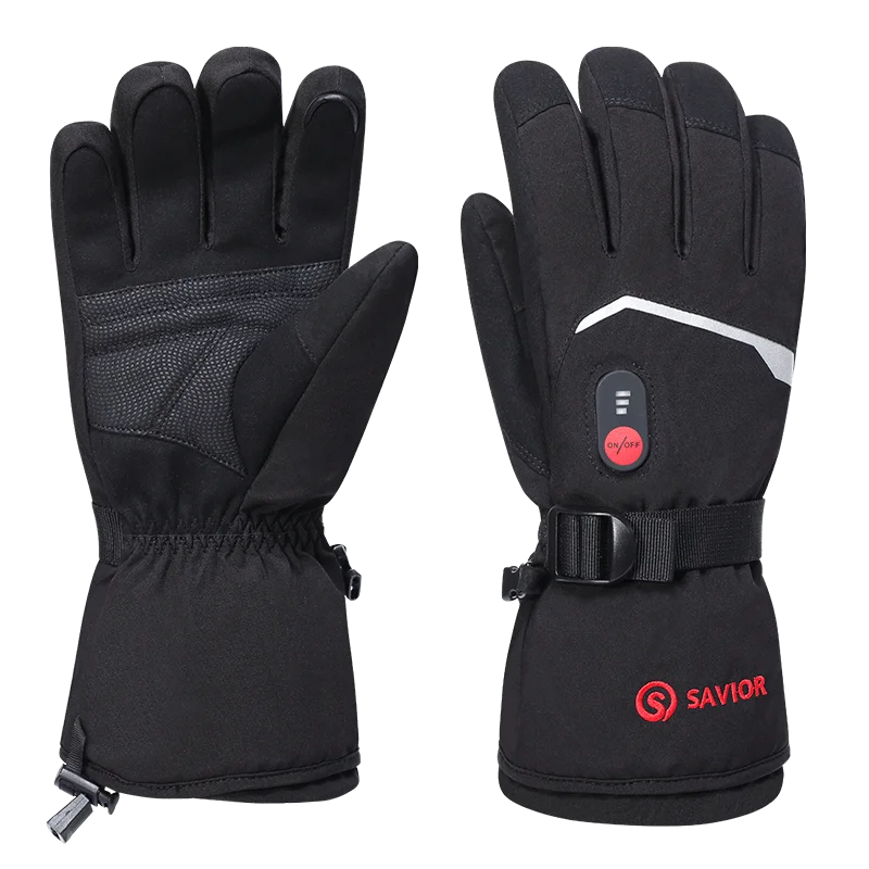 Savior Heat Heated Ski Mittens Winter — Rechargeable Battery Heated Gloves for Men & Women — view 10 of gloves