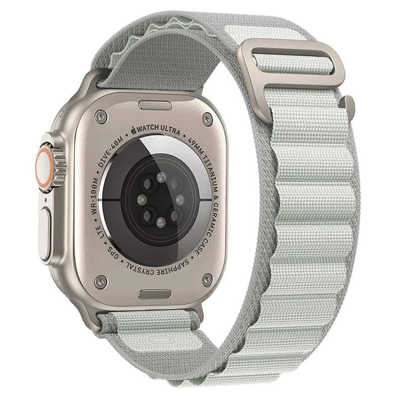 Alpine Loop Strap for Apple Watch Ultra — Nylon Hook Band 42/45/46/49mm — view 13 of watch straps