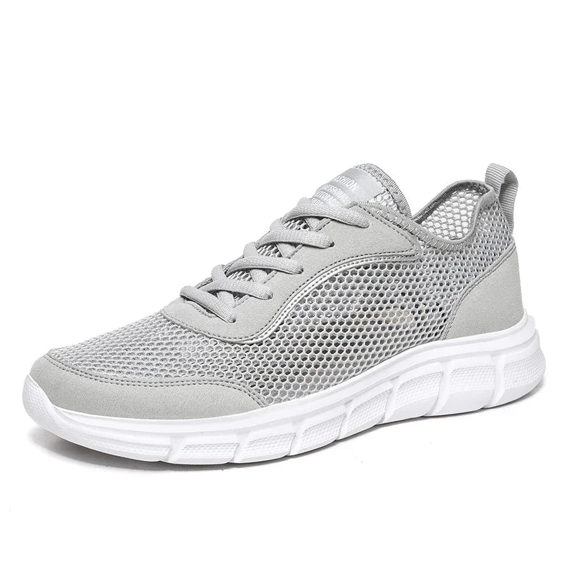All-Season Men's Mesh Sneakers — Breathable Lace-Up Summer Walking Casual Shoes — view 9 of sneakers