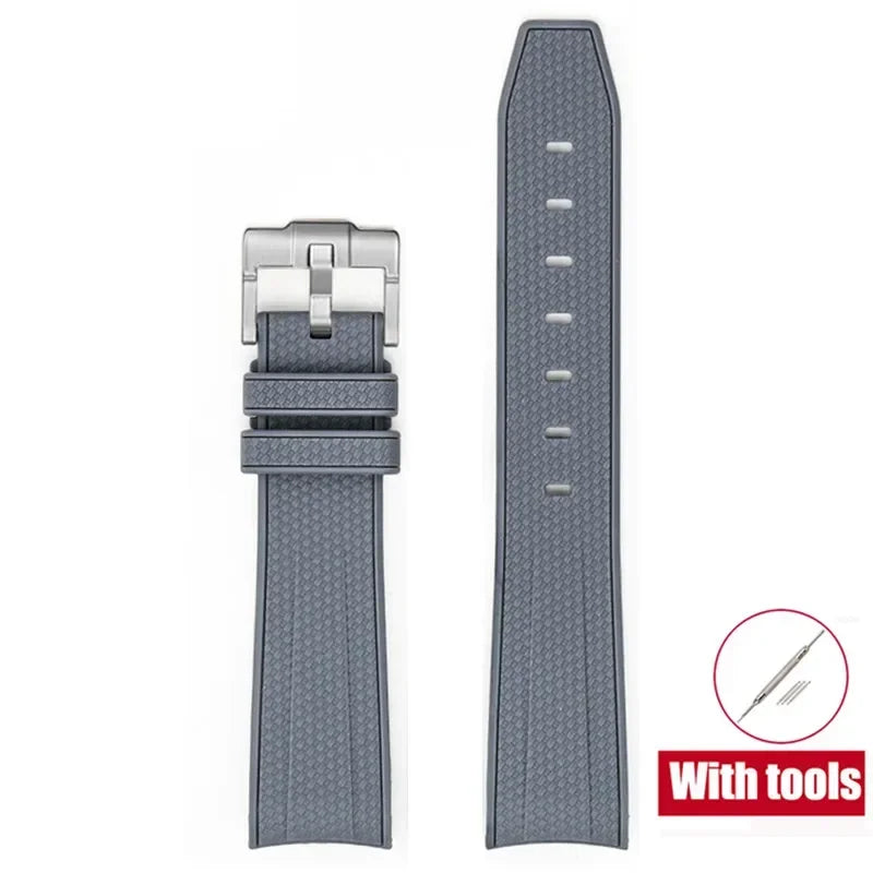 MoonSwatch Diving Strap — 20mm Curved-End Rubber Watch Band for Omega x Swatch — view 10 of watch straps