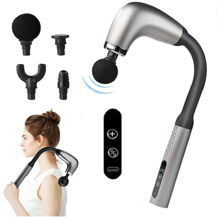 New Smart Fascia Gun Electric Massager Massage Hammer Electric Fascia Gun Home — view 1 of sports & fitness