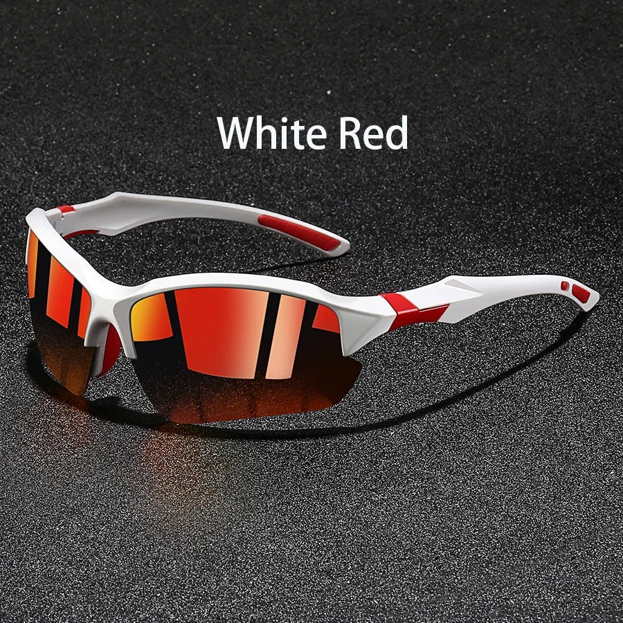 UV400 Sport Sunglasses — Unisex Wraparound Running & Hiking Eyewear — view 8 of sunglasses