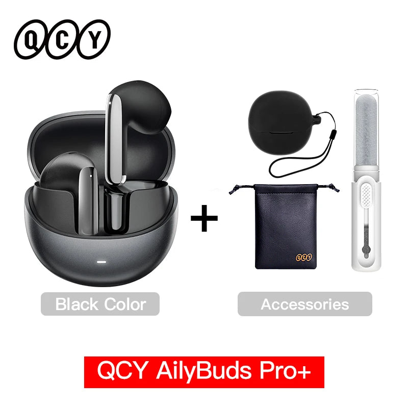 QCY HT10 AilyBuds Pro+ ANC Wireless Earphone Hi-Res Audio with LDAC Bluetooth 5.3 Earbuds 6 Mic AI HD Call Multipoint Connection — view 18 of product