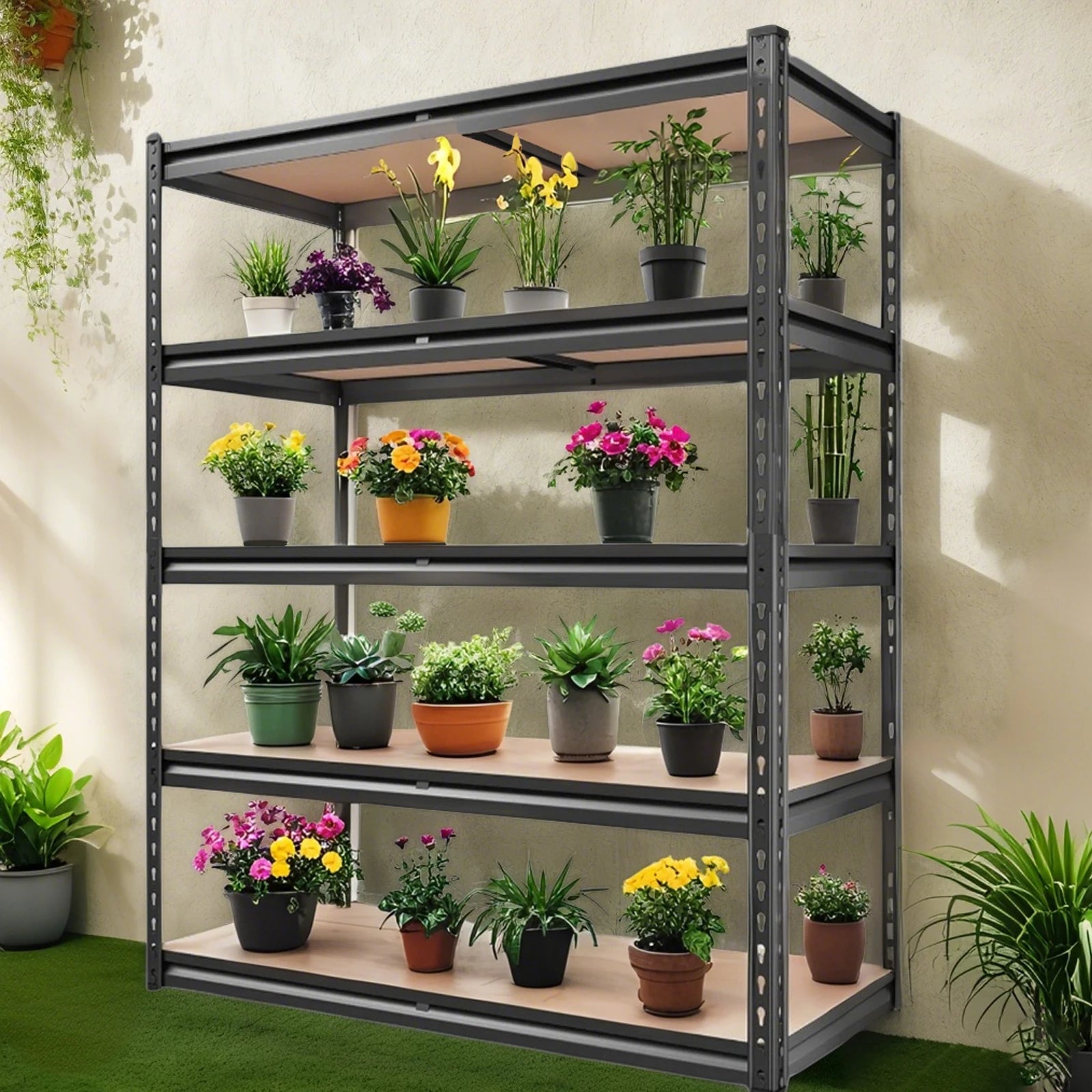 Heavy-Duty Garage Shelving Unit, 2000 lb Capacity Storage Shelf — product photo 6