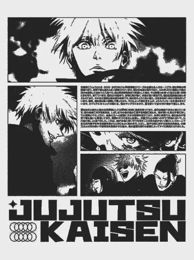 Jujutsu Kaisen Retro Canvas Poster — Japan Anime Wall Art for Game Room & Home — view 18 of wall art & prints