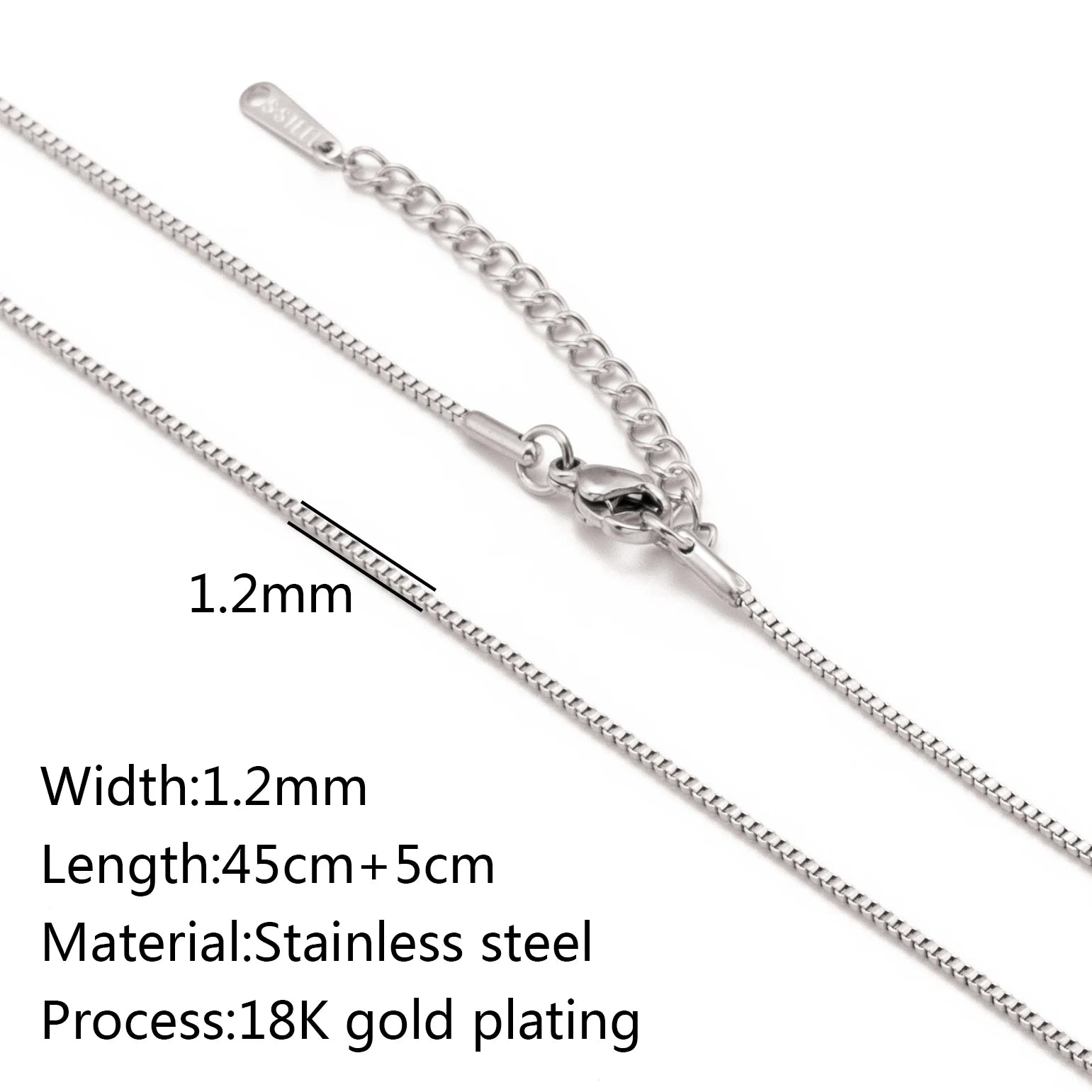 Unisex 5pc 18K Gold Cuba Cross Chain Necklace Set — PVD Plated Steel Jewelry — view 7 of jewelry