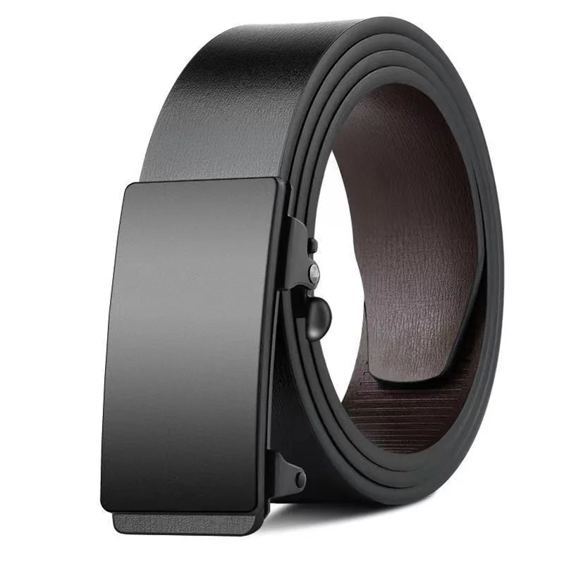 Belts Luxury-inspired Men's Genuine Leather Belt — Automatic Buckle Luxury — view 10 of belts