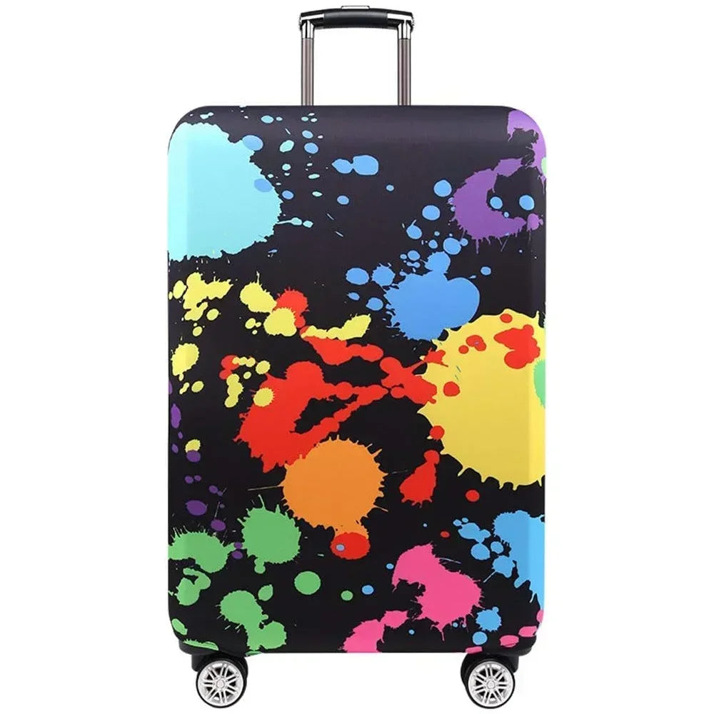 Luggage Cover Stretch Fabric Suitcase Protector Baggage Dust Case Cover Suitable for18-32 Inch Suitcase Case Travel \[p';[[l — view 13 of product