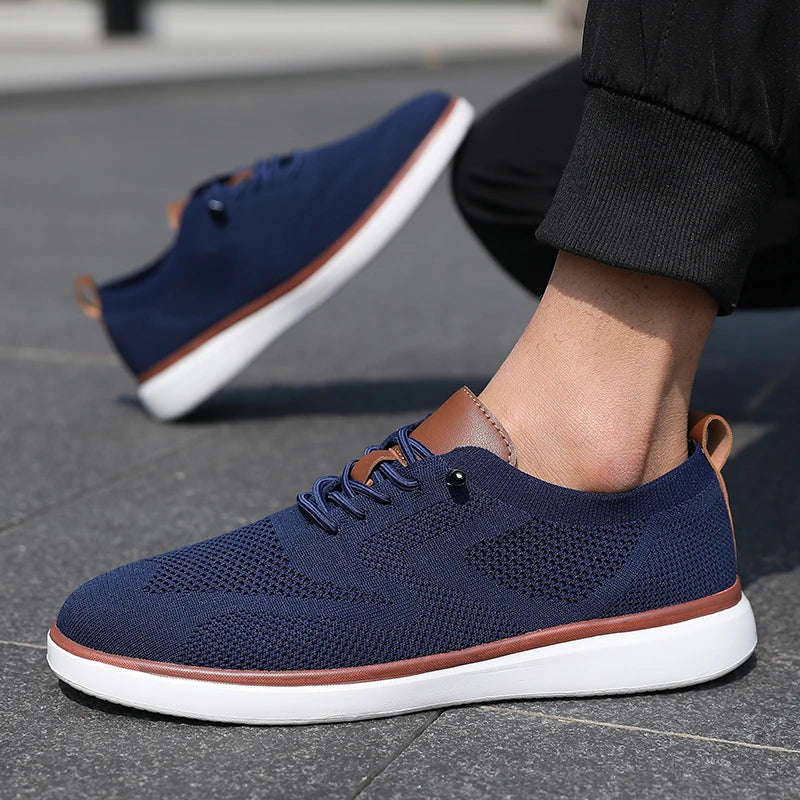 All-Season Men's Slip-On Mesh Sport Loafers — Anti-Slip Low-Cut Casual Sneakers — view 6 of flats & loafers