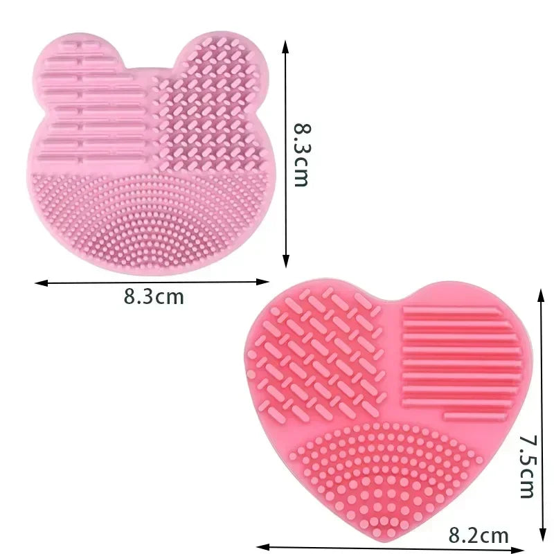 Makeup Brush Cleaner Pad (1PC) – Universal Silicone Washing Mat for Deep Cleaning Brushes — view 6 of beauty & personal care