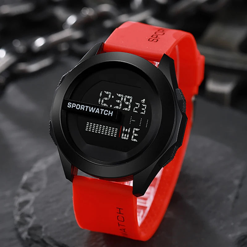 YIKAZE Men's Digital Sport Watch — Military Waterproof Stopwatch Wristwatch — view 8 of watches