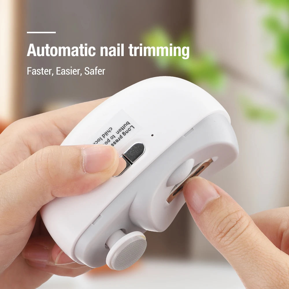 Electric Baby Nail Clipper - 2-in-1 Trimmer &amp; File for Newborn Nails — view 1 of baby grooming