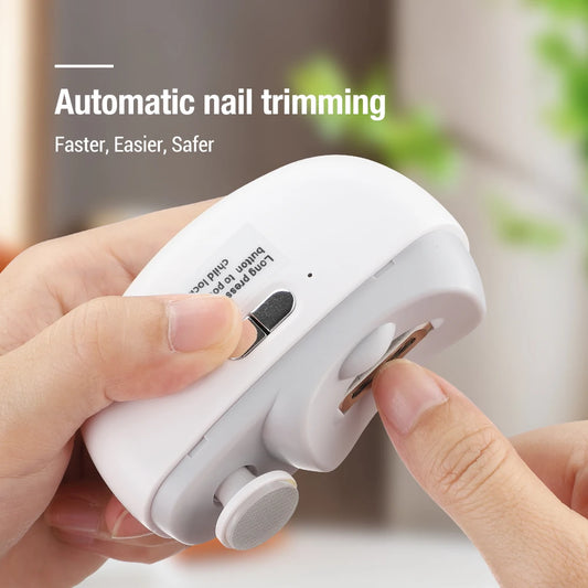 Electric Baby Nail Clipper - 2-in-1 Trimmer &amp; File for Newborn Nails — view 1 of baby grooming
