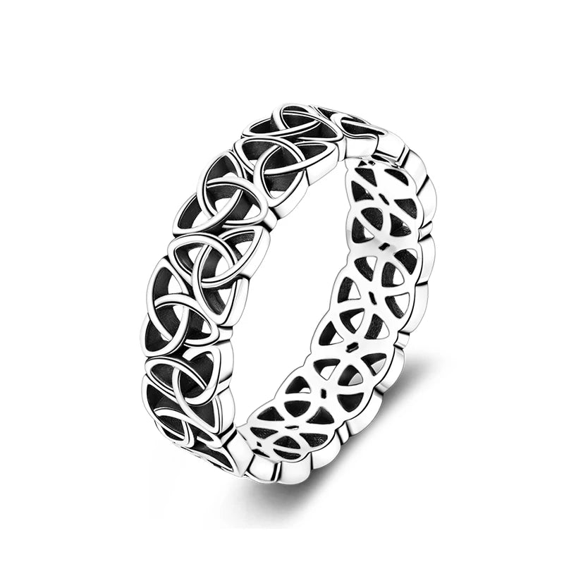 Women's 925 Sterling Silver Hollow Ring — Flower Butterfly Heart Sun Fashion Jewelry — view 14 of jewelry
