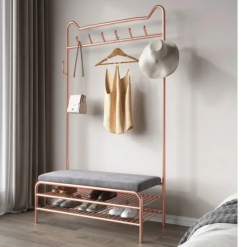 Innovative Hanging Clothes Rack & Door Storage Solution – Space-Saving Shoe & Cap Organizer