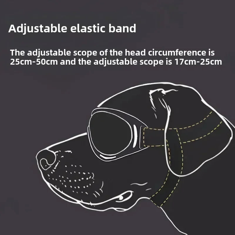 Dog Goggles — Adjustable Anti-UV Windproof Pet Sunglasses — view 6 of pet supplies