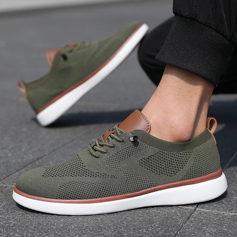 All-Season Men's Slip-On Mesh Sport Loafers — Anti-Slip Low-Cut Casual Sneakers — view 7 of flats & loafers