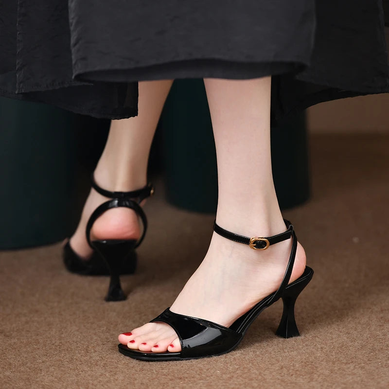 Heels & Pumps — Round-Toe Stiletto Pumps for Daily Glam, Summer Spring Dress Heels — view 4 of heels & pumps