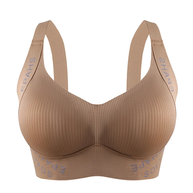 Wireless Jelly-Glue Push-Up Bra &mdash; Seamless Bralette Breathable Sports Underwear — view 7 of sports bras