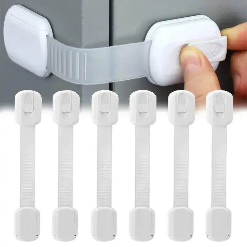 Baby Safety Cabinet Locks - Adhesive Child-Resistant Drawer Latches — view 1 of baby safety