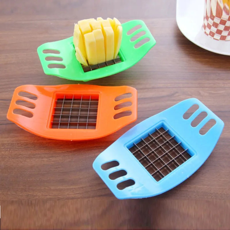 Stainless Steel Cutter, Slicer &amp; Masher &mdash; Potato &amp; Vegetable Fries Cutting Gadget — view 3 of kitchen gadgets