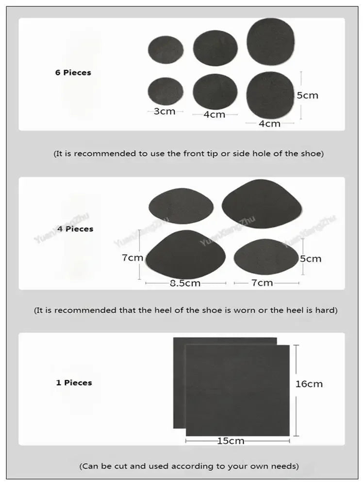 Sneaker Repair Patches — Vamp & Heel Adhesive Shoe Restore Kit — view 6 of shoe accessories