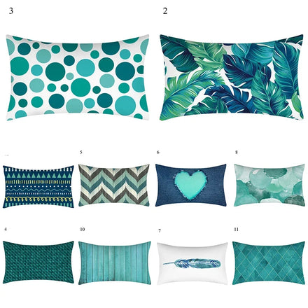 Tropical Plant Throw Pillow Cover — Decorative Cushion Pillowcase for Home Decor — view 1 of cushion covers & pillow cases