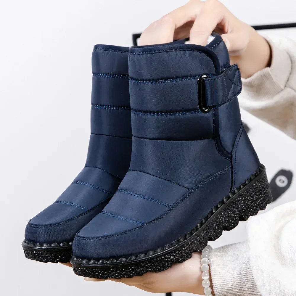 Waterproof Winter Boots for Women — Faux Fur Long Plush Snow Platform Boots (2025) — view 13 of boots