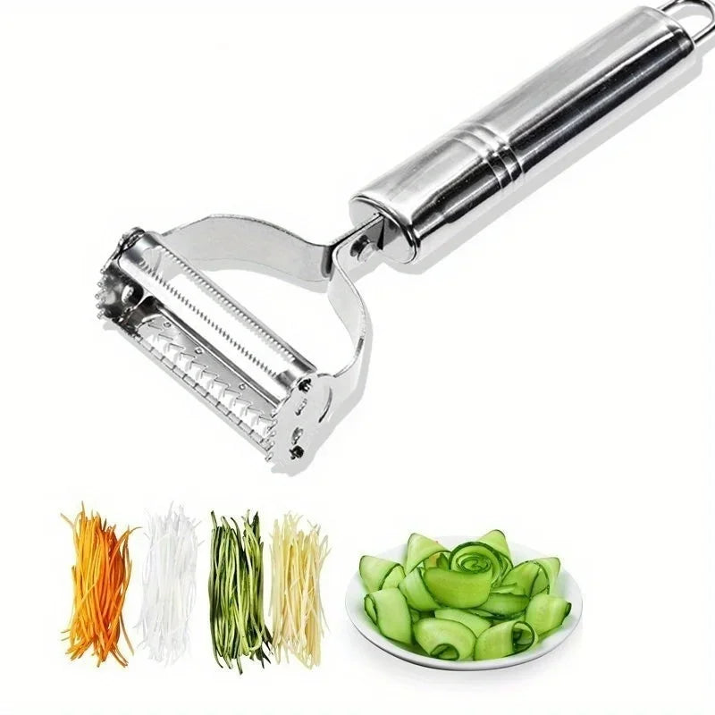 Double-Head Kitchen Peeler — Stainless Steel Melon, Fruit & Vegetable Peeler — view 6 of kitchen gadgets