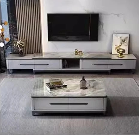 Simple Large Tv Cabinet Gray Wooden European Modern Tv Cabinet Television Stands Muebles Salon Moderno Living Room Furniture