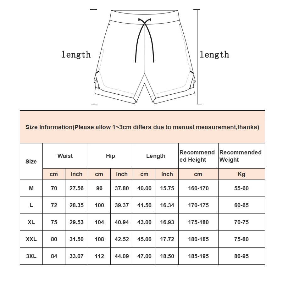 Camo Running Shorts Men — 2-in-1 Quick-Dry Gym Sports Training Shorts — view 6 of shorts