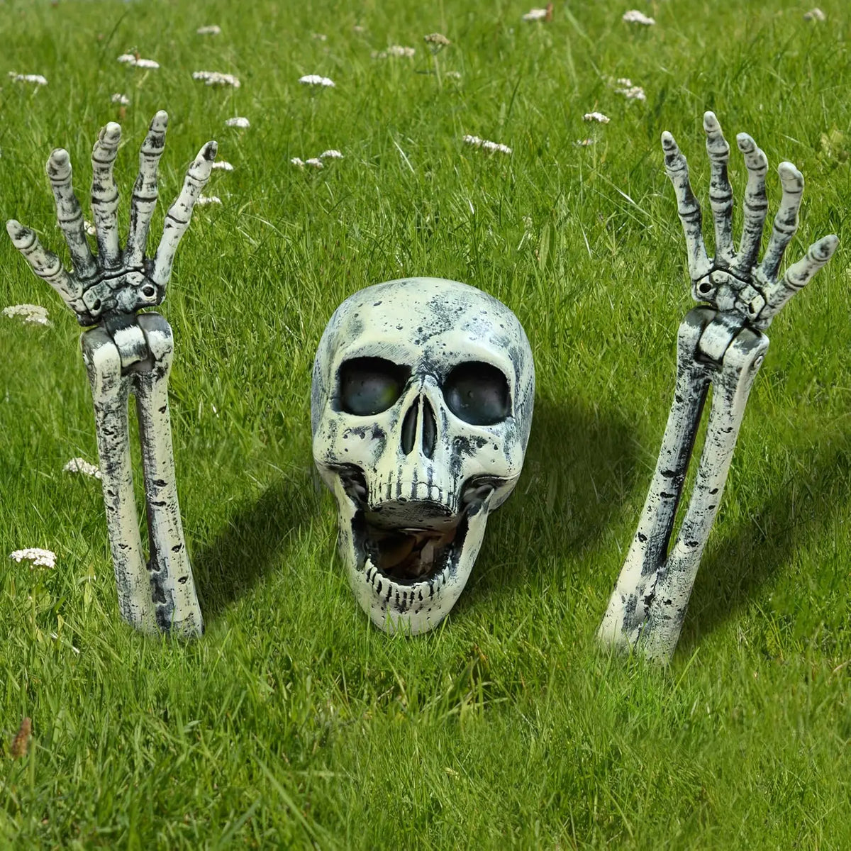 3-Piece Realistic Skeleton Halloween Outdoor Decorations — product photo 1