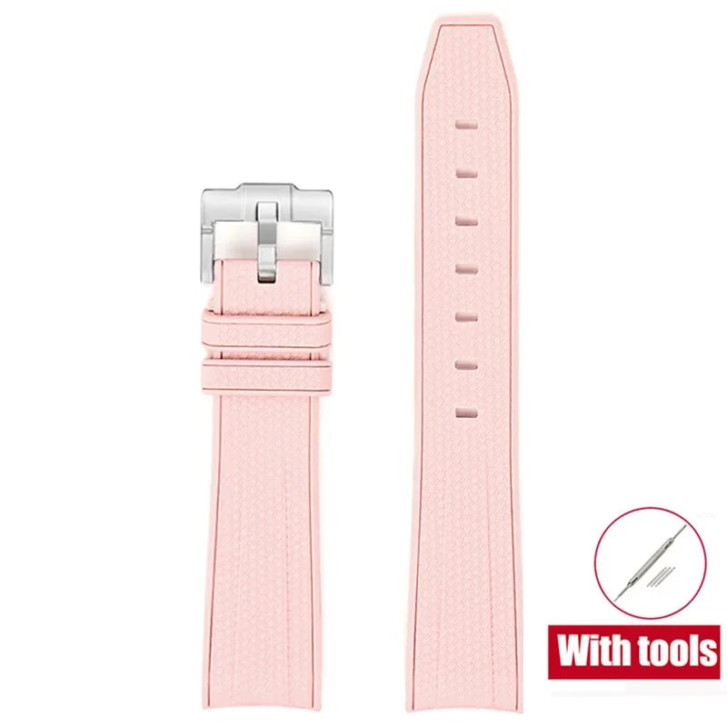 MoonSwatch Diving Strap — 20mm Curved-End Rubber Watch Band for Omega x Swatch