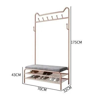 Innovative Hanging Clothes Rack & Door Storage Solution – Space-Saving Shoe & Cap Organizer