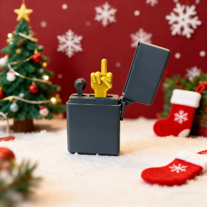 Home Decor Funny Gag Surprise Gift Box — Birthday Prank Middle-Finger Desk Toy — view 4 of home decor