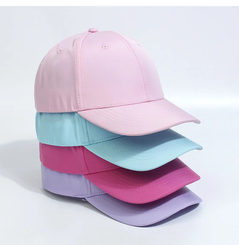 Mother Kids Baseball Caps for Girls Accessories Summer Child Girl Sun Hat Sports Travel Children Cap Adjustable 53/56cm