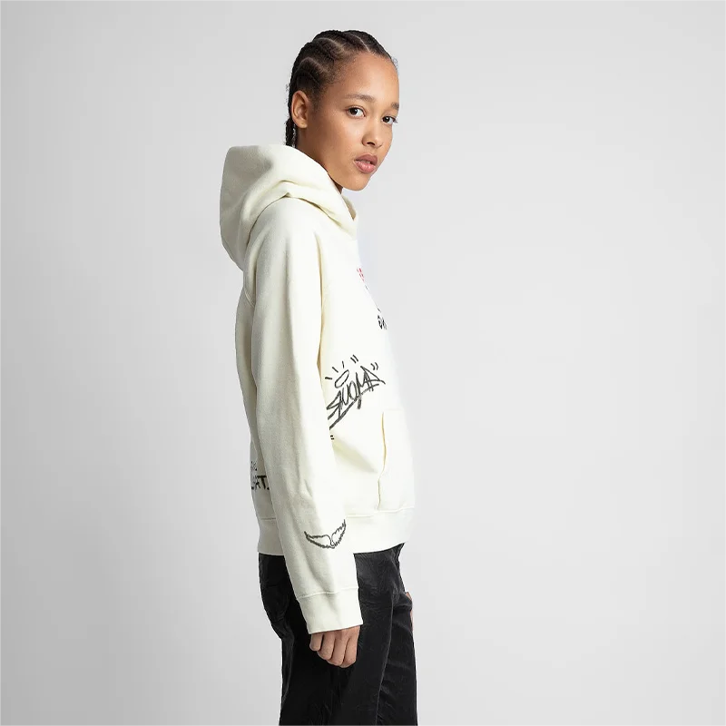 Zadig Fashion Sweatshirt Women Classic Letter Print Hoodie Tops Female Chic Long Sleeve Cotton Sweatshirt Chic Hoodie Streetwear