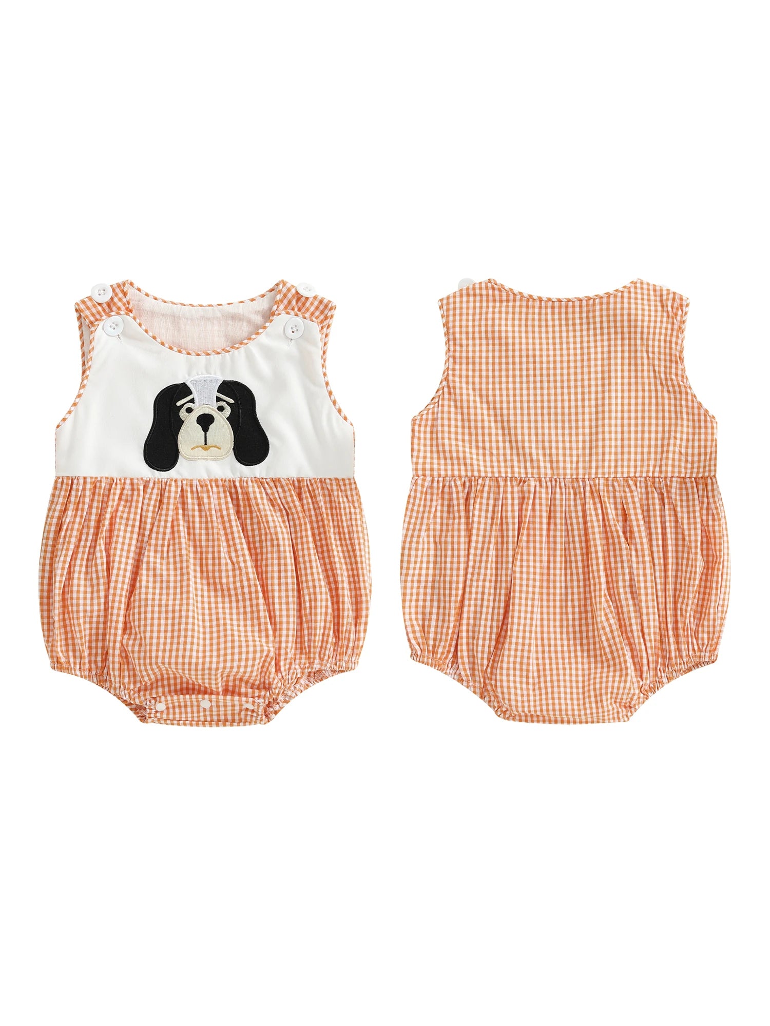 Toddler Boy Dinosaur Print Romper Overalls - Sleeveless Jumpsuit — view 3 of toddler rompers
