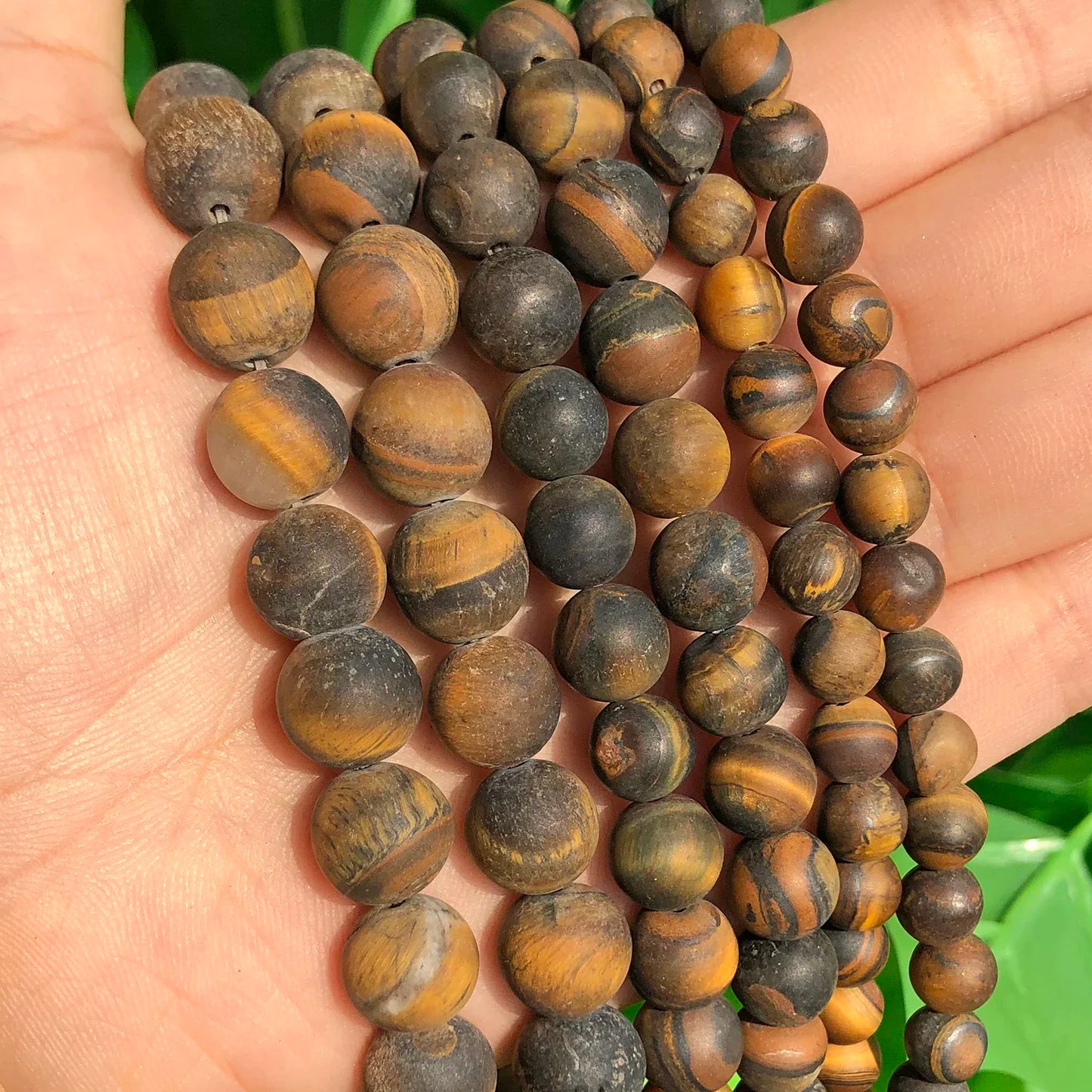 Pearl & Yooperlite Fire Sodalite Beads 15" — 8mm Glow Stone Strand for DIY Jewelry
