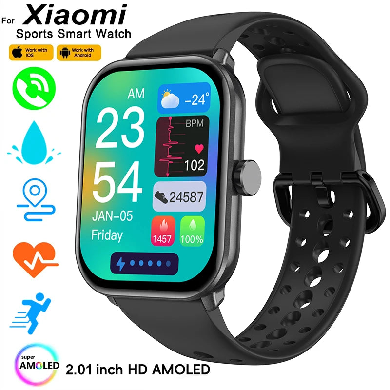For Xiaomi Watch 5 Global — AMOLED Smart Watch HD Bluetooth Call GPS Smartwatch — view 1 of smart watches