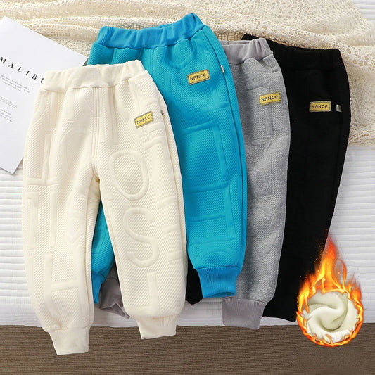 Children Sweatpants for Boys Girls Autumn Winter Thick Casual Pants Girl Student Loose Sports Pants