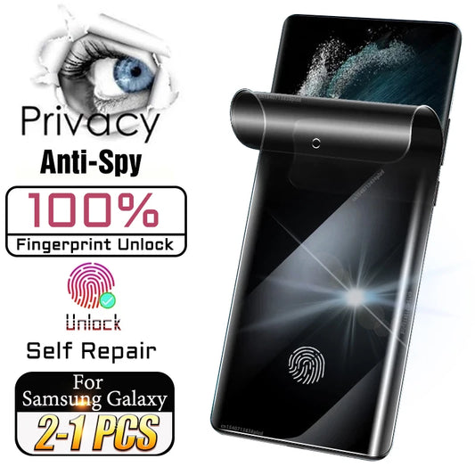 Self-Repair Privacy Hydrogel Film — Samsung S26/S25/S24 Ultra Anti-Spy — view 1 of screen protectors