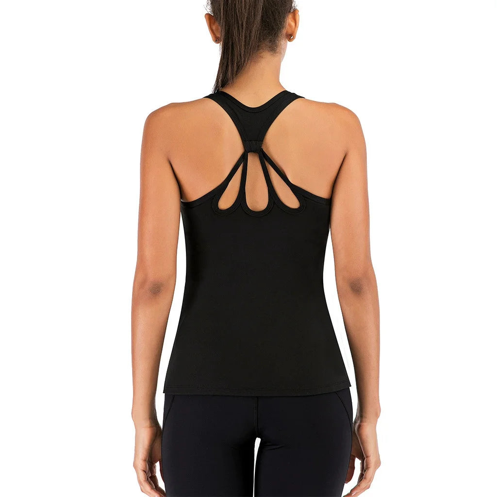 Athletic Yoga Tank Top — Women’s Gym Singlet for Running & Training