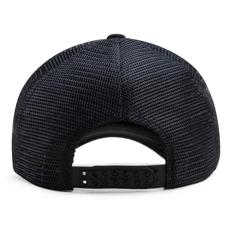 Unisex Plain Mesh Baseball Cap - Classic Snapback Trucker for Everyday Wear — view 2 of baseball caps