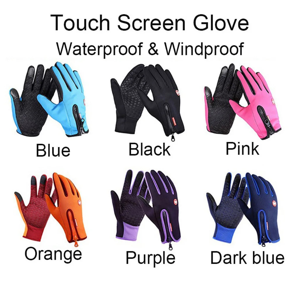 Tactical Winter Gloves Touchscreen Waterproof — Hiking Skiing Fishing Cycling Snowboard Gloves — view 6 of gloves