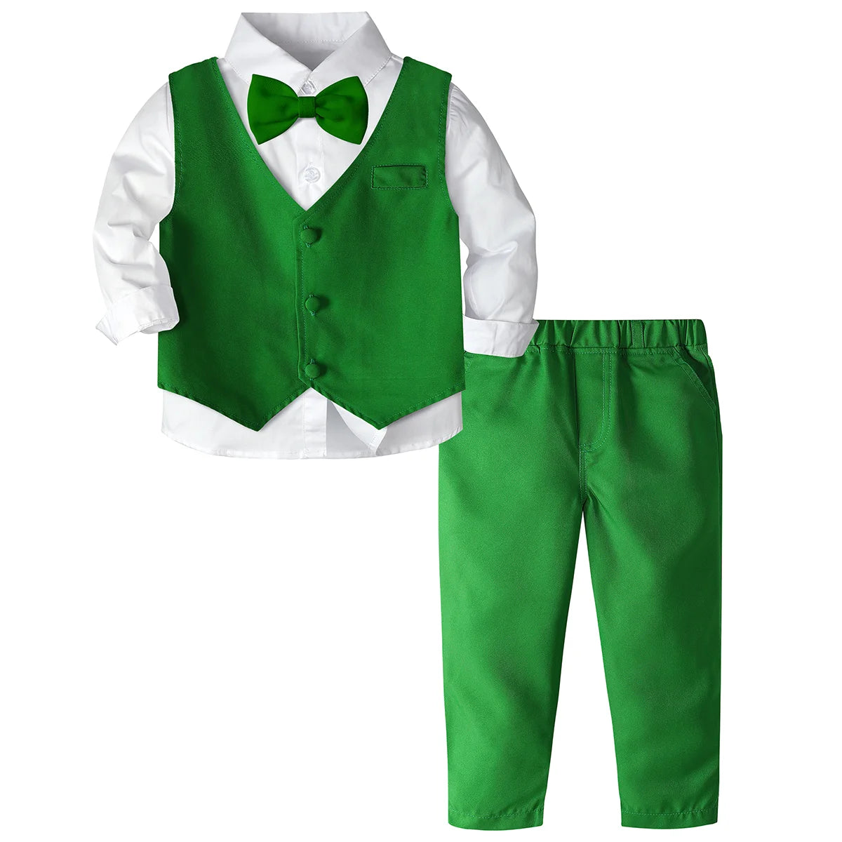 Baby Boy Wedding & Baptism Suit – 3-Piece Gentleman Outfit for Special Occasions