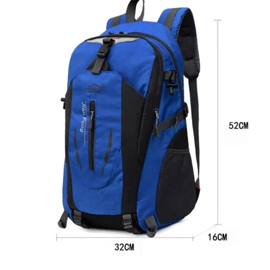 40L Lightweight Hiking Backpack — Waterproof Mountaineering Travel Bag — view 4 of outdoor sports