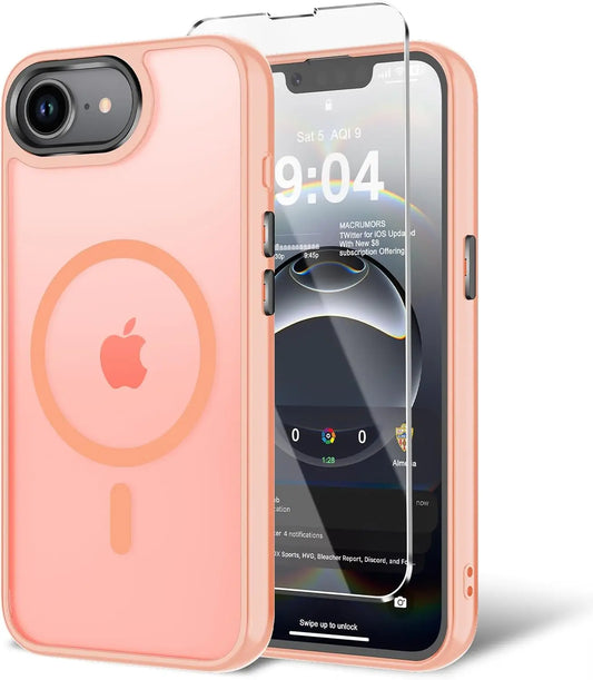 for iPhone 16e / 17e Ultra-Slim MagSafe Clear Case + Screen Protector — view 1 of phone cases