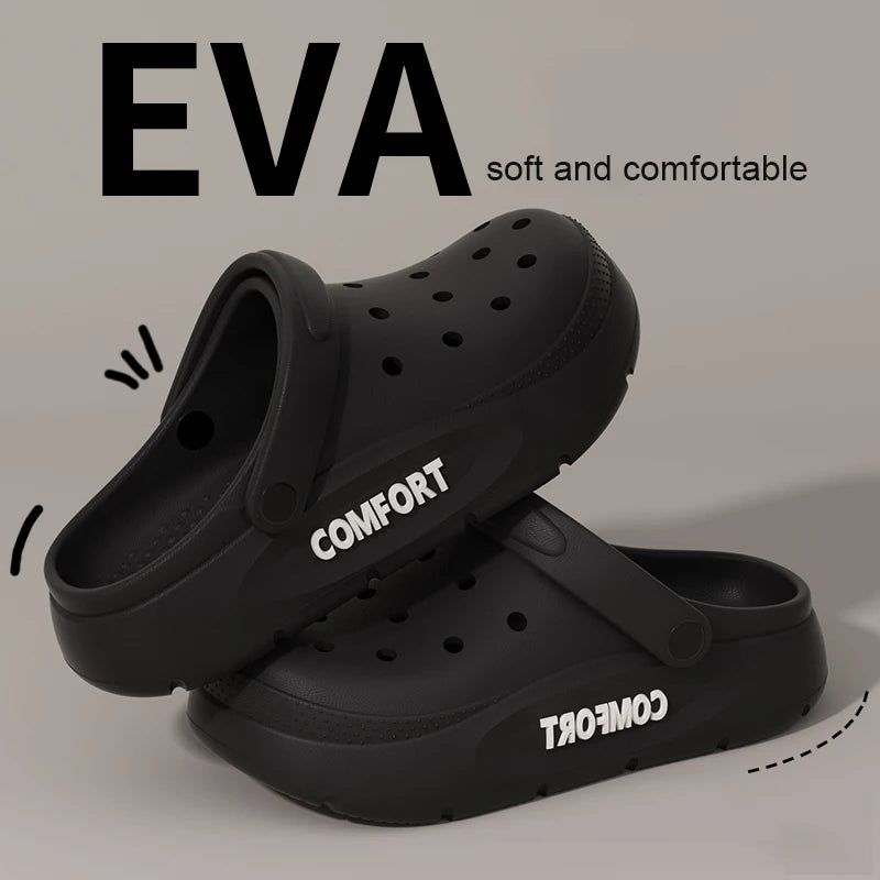 Couple Anti-Slip Slippers II — Hollow-Top Indoor-Outdoor Summer Slides — view 4 of sandals & slides
